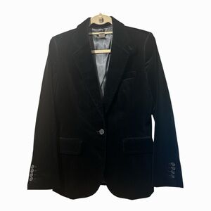 J. Crew Black Blazer Tailored Suit Jacket Professional Style